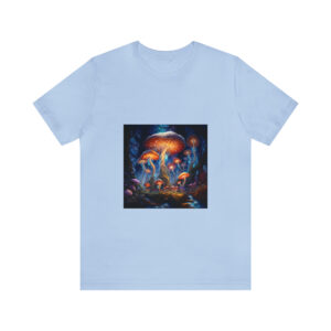 Enchanted Forest of Techno-Wonders Unisex Jersey Short Sleeve Tee