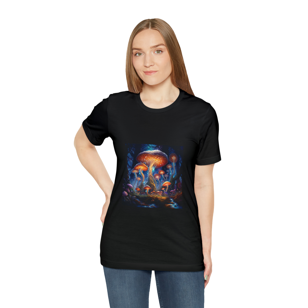 Enchanted Forest of Techno-Wonders Unisex Jersey Short Sleeve Tee - Image 17