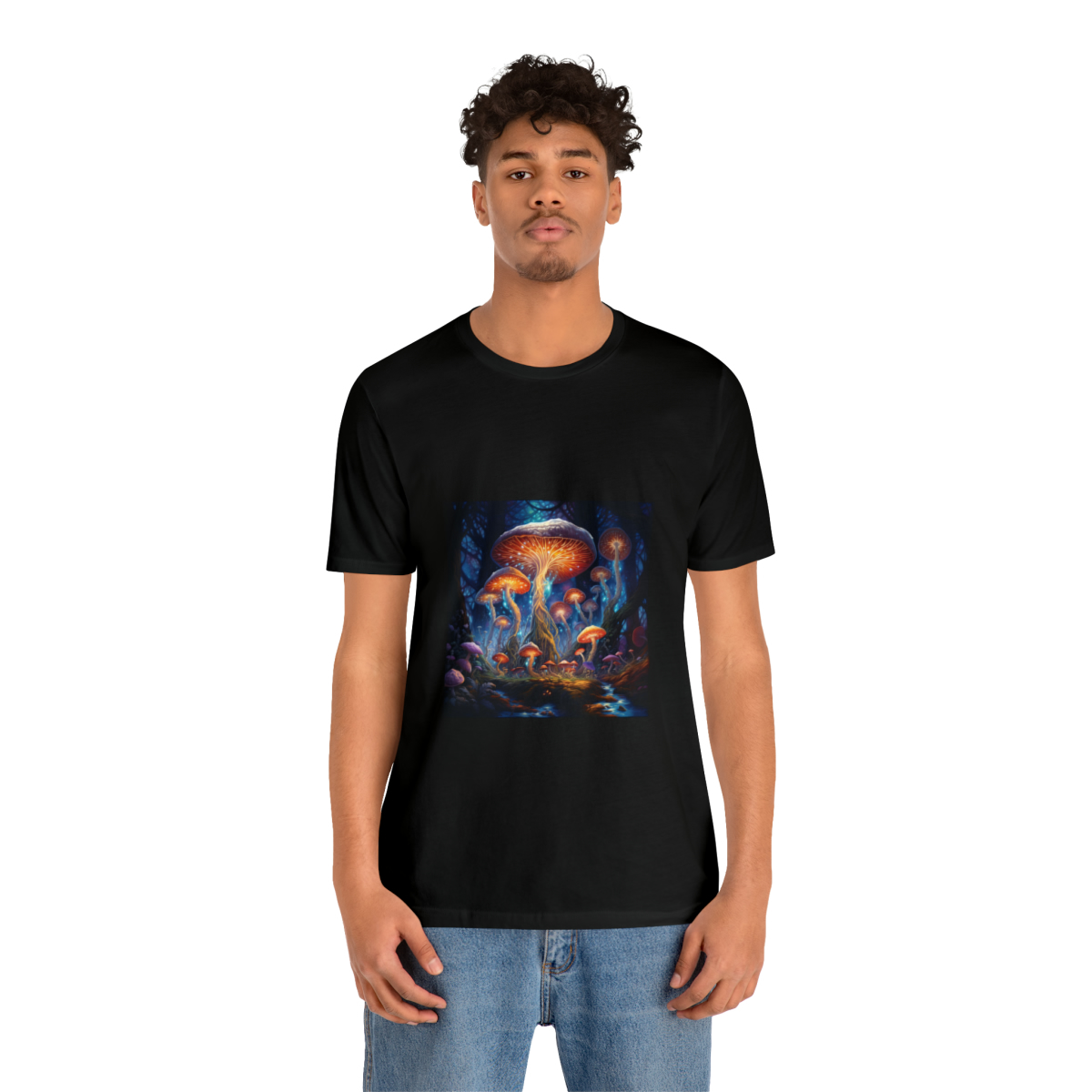 Enchanted Forest of Techno-Wonders Unisex Jersey Short Sleeve Tee - Image 16