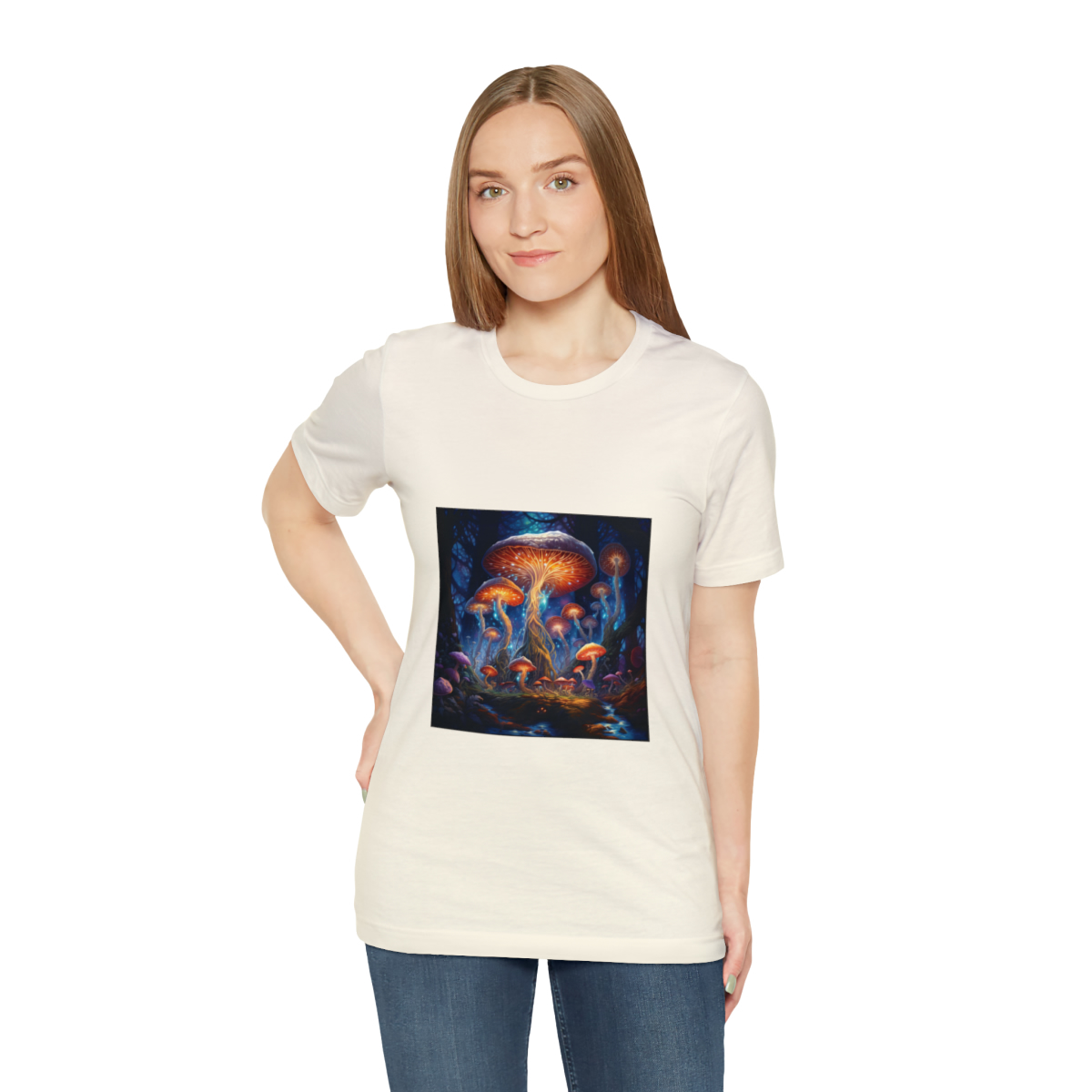 Enchanted Forest of Techno-Wonders Unisex Jersey Short Sleeve Tee - Image 23