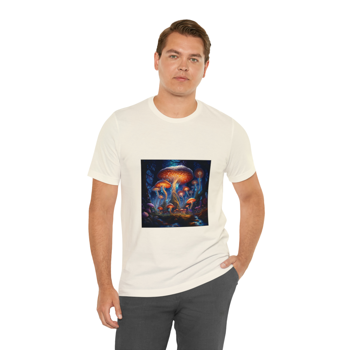 Enchanted Forest of Techno-Wonders Unisex Jersey Short Sleeve Tee - Image 24