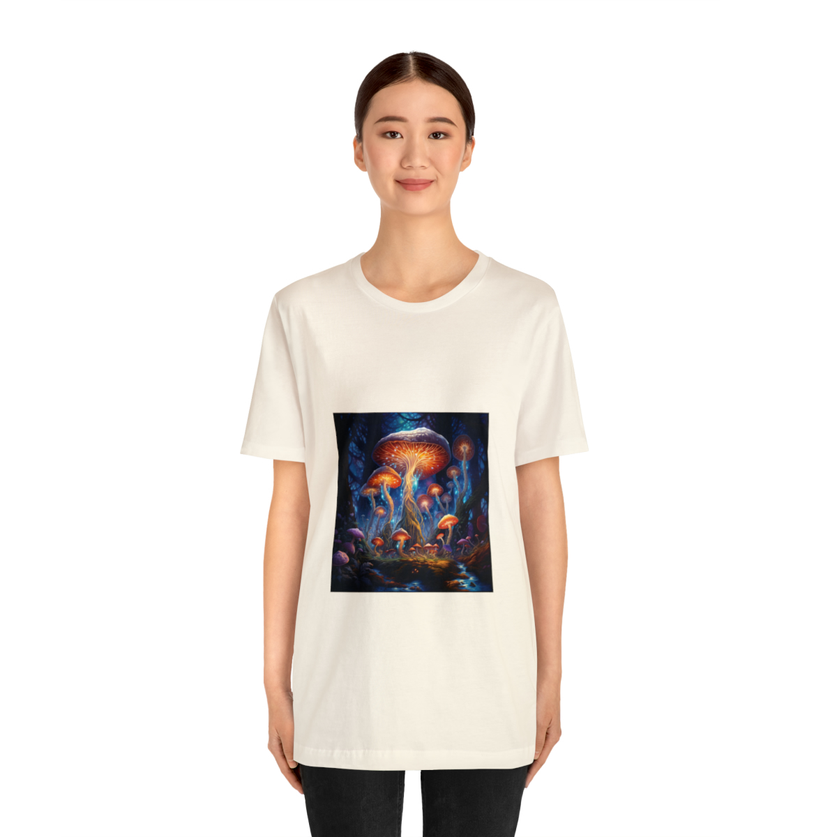 Enchanted Forest of Techno-Wonders Unisex Jersey Short Sleeve Tee - Image 21