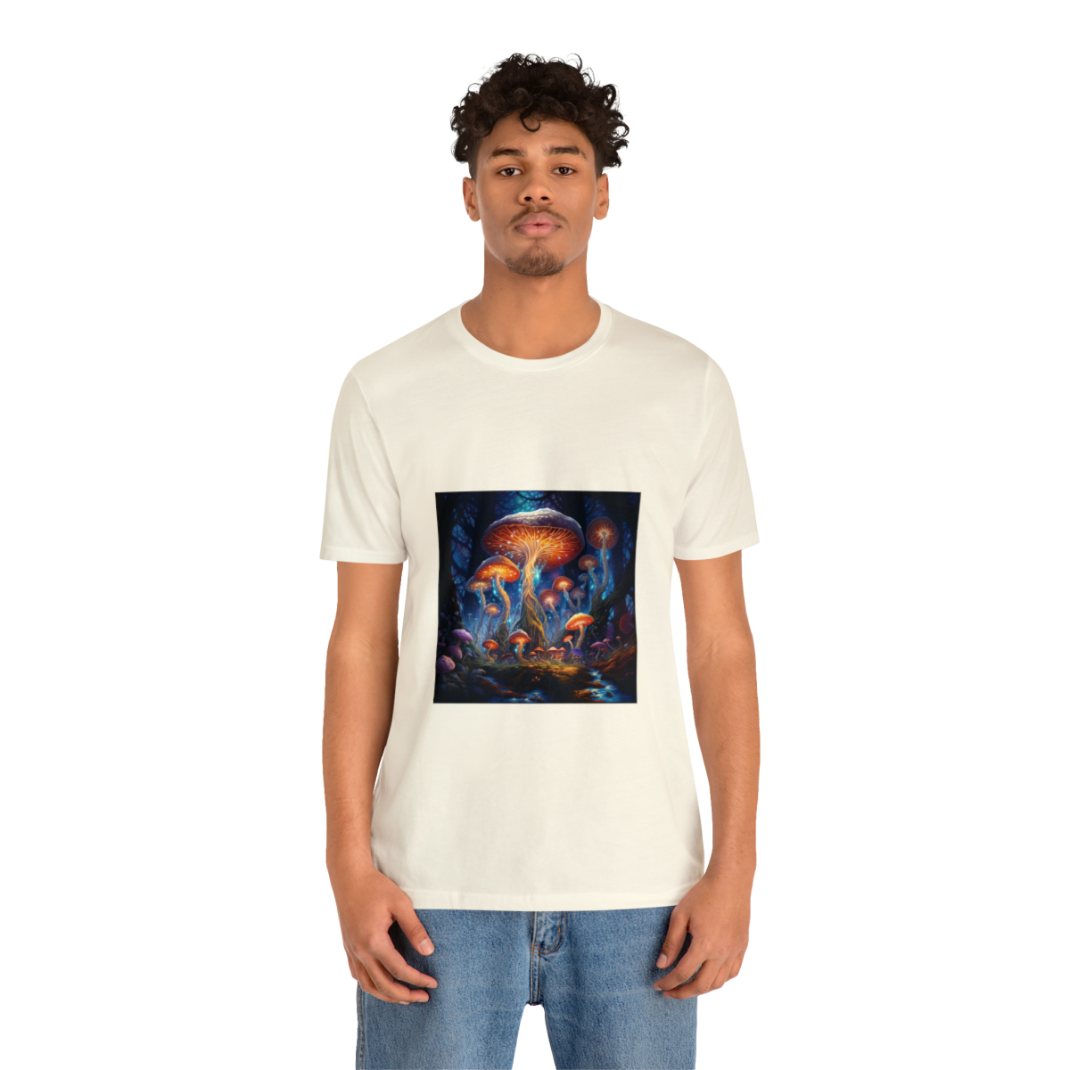 Enchanted Forest of Techno-Wonders Unisex Jersey Short Sleeve Tee - Image 22