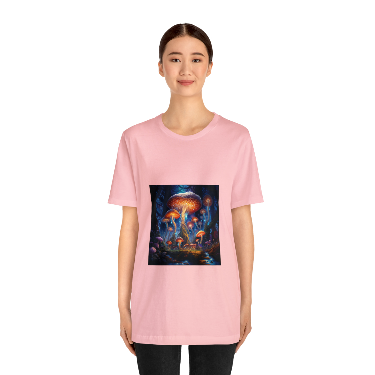 Enchanted Forest of Techno-Wonders Unisex Jersey Short Sleeve Tee - Image 45