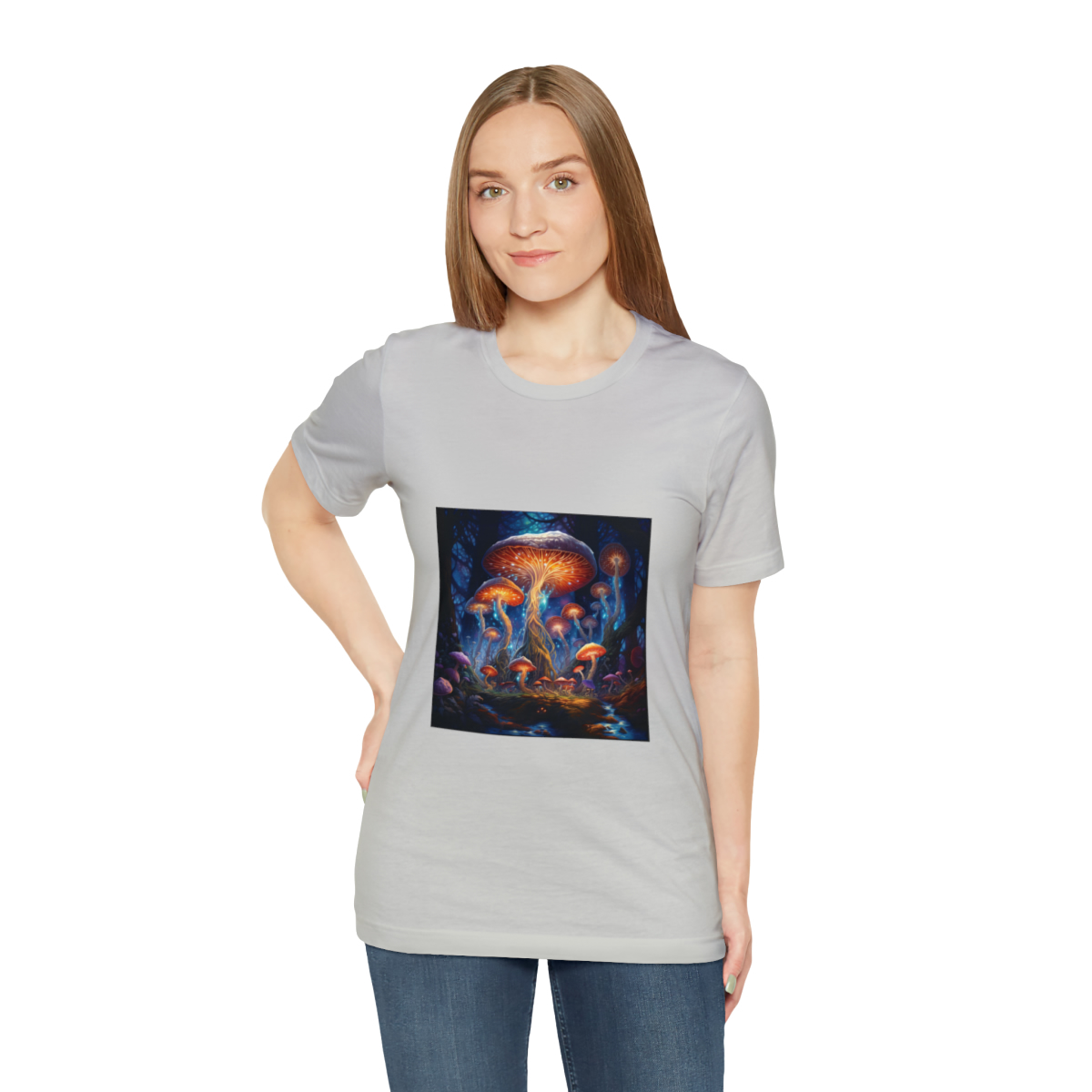 Enchanted Forest of Techno-Wonders Unisex Jersey Short Sleeve Tee - Image 35
