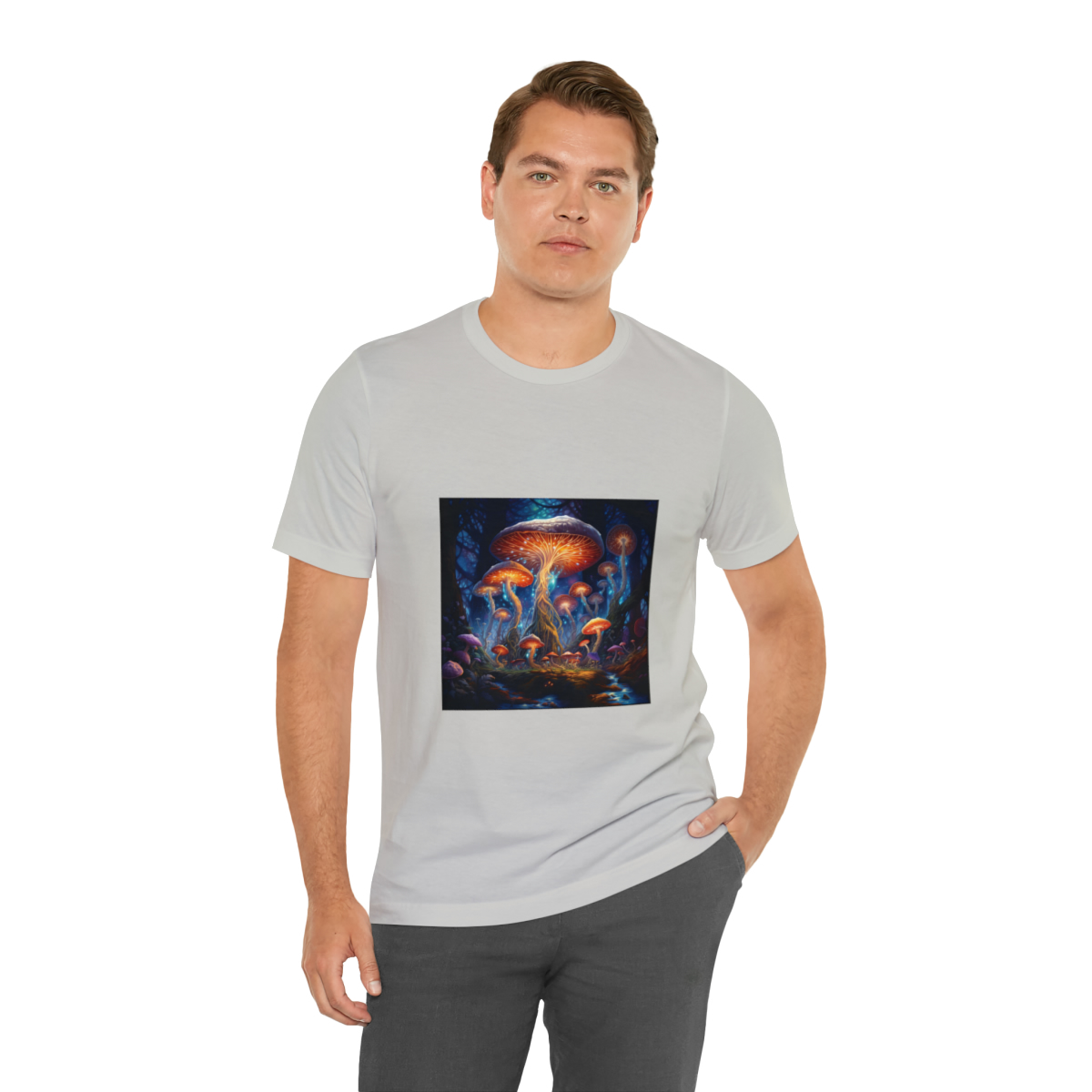 Enchanted Forest of Techno-Wonders Unisex Jersey Short Sleeve Tee - Image 36