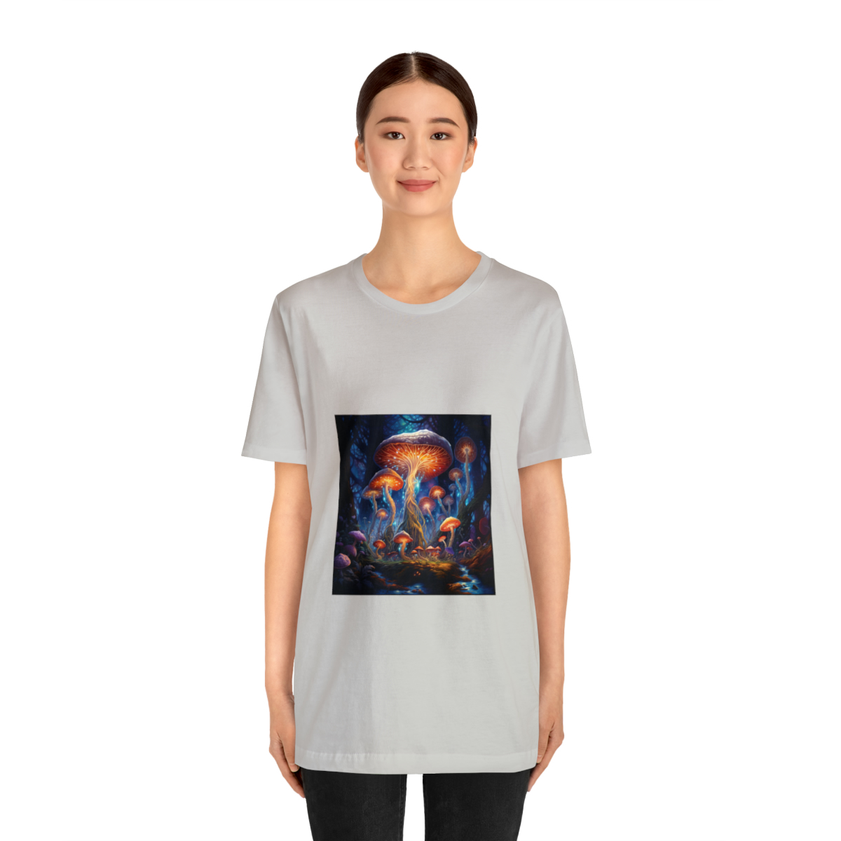 Enchanted Forest of Techno-Wonders Unisex Jersey Short Sleeve Tee - Image 33