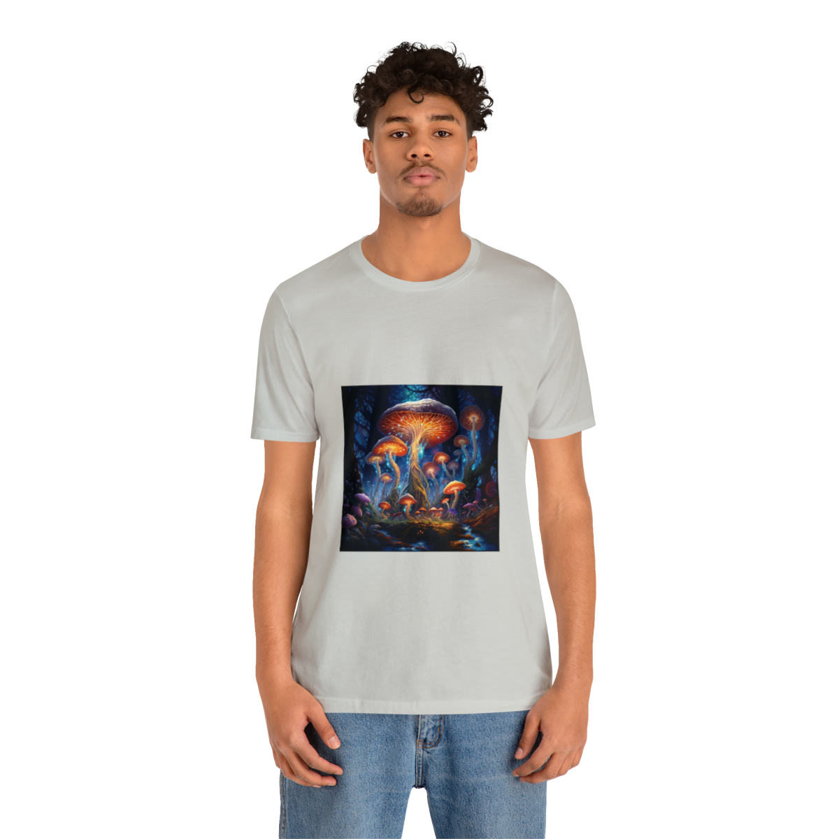 Enchanted Forest of Techno-Wonders Unisex Jersey Short Sleeve Tee - Image 34