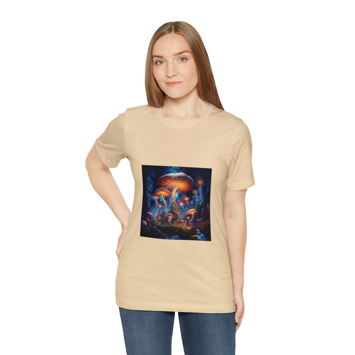 Enchanted Forest of Techno-Wonders Unisex Jersey Short Sleeve Tee - Image 29