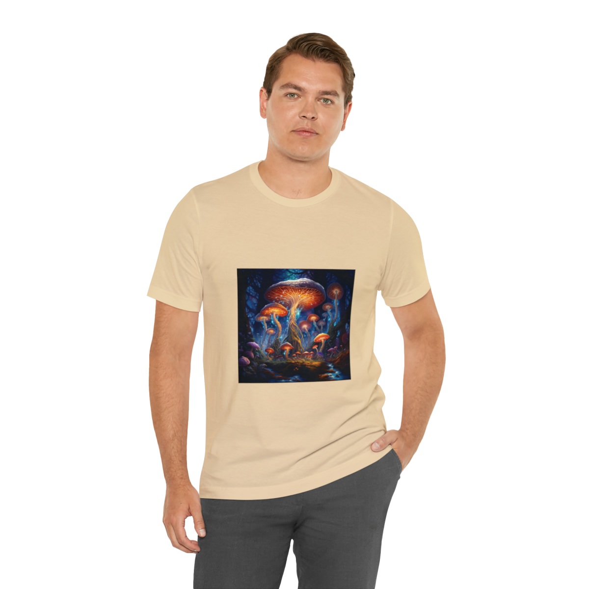 Enchanted Forest of Techno-Wonders Unisex Jersey Short Sleeve Tee - Image 30
