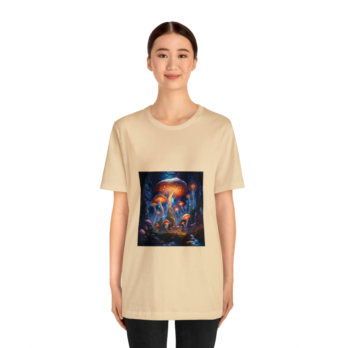 Enchanted Forest of Techno-Wonders Unisex Jersey Short Sleeve Tee - Image 27