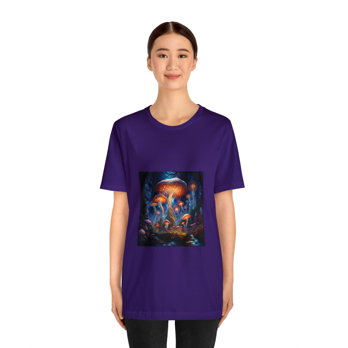 Enchanted Forest of Techno-Wonders Unisex Jersey Short Sleeve Tee - Image 39