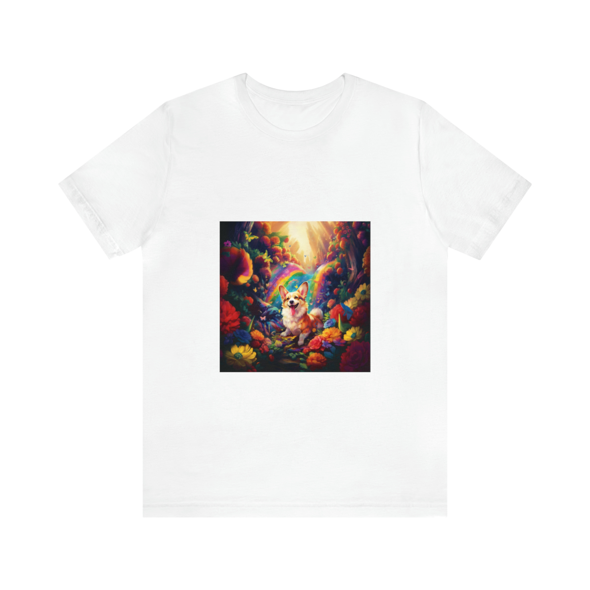 Rainbow Corgi Tee Shirt - Image 5