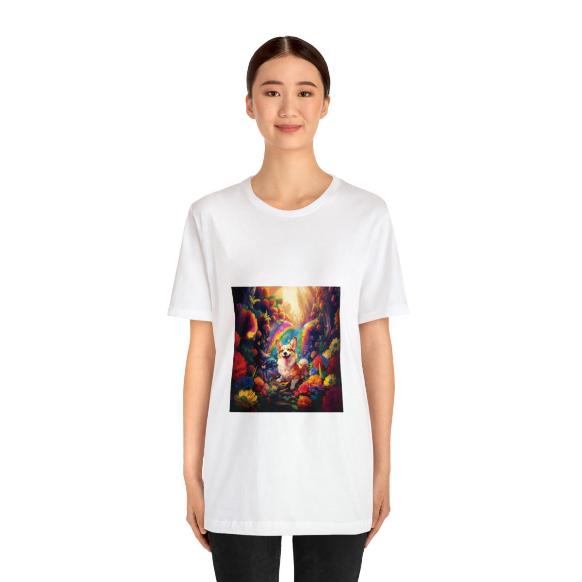 Rainbow Corgi Tee Shirt - Image 7