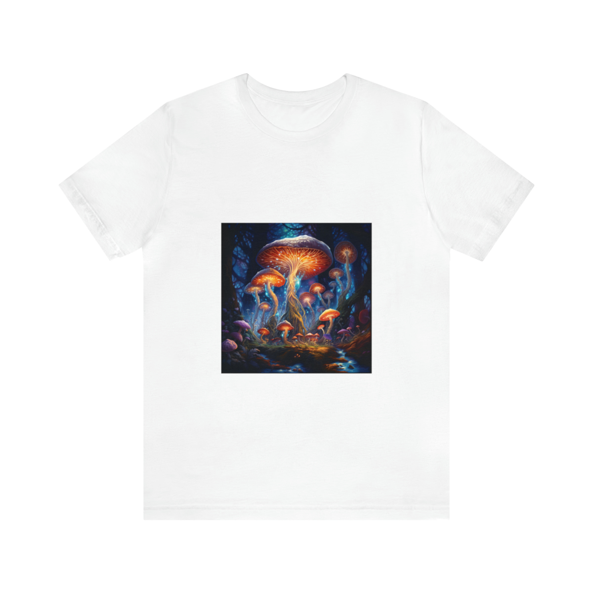 Enchanted Forest of Techno-Wonders Unisex Jersey Short Sleeve Tee - Image 7